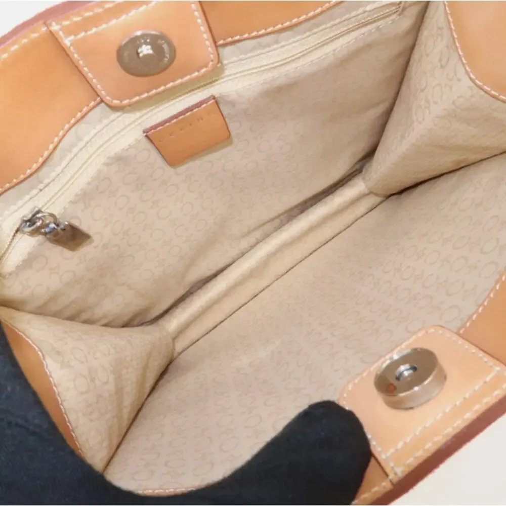 💎✨Beautiful✨💎Authentic CELINE C Macadam Suede Leather Tote Bag Hand Bag